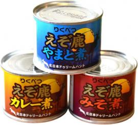 りくべつ えぞ鹿の缶詰